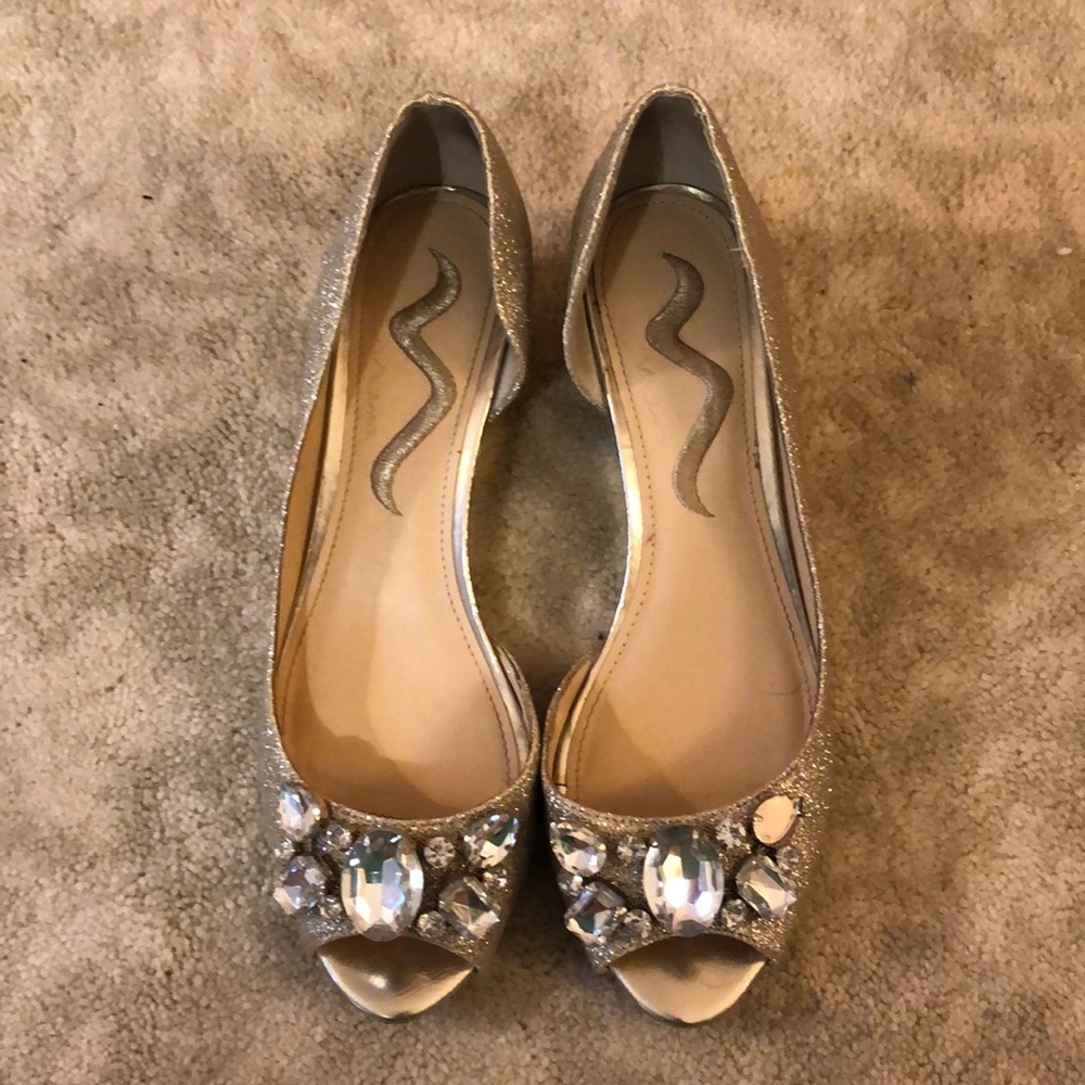 Nina rhinestone heels